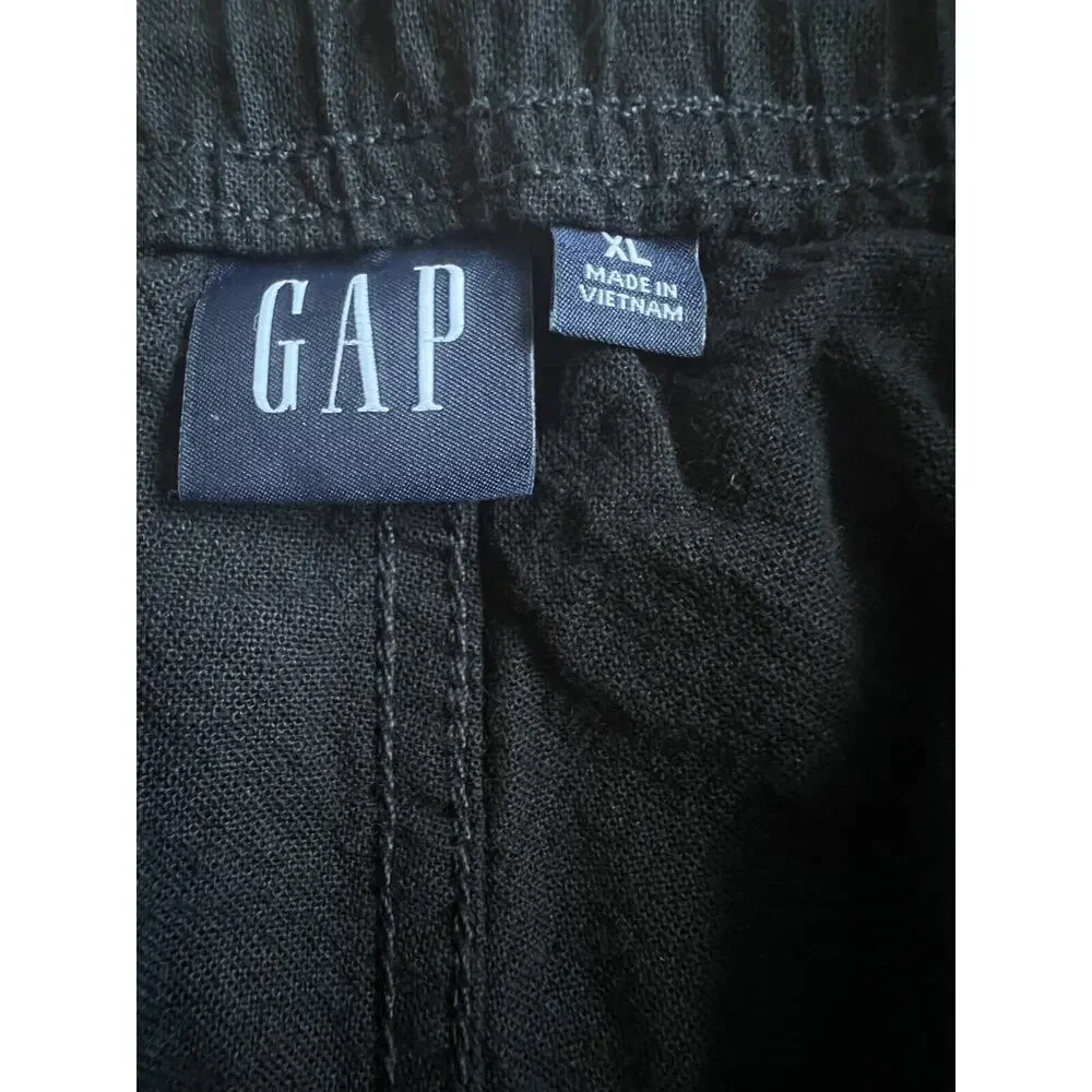 Gap Black Linen cotton blend Men size XL‎ -New!